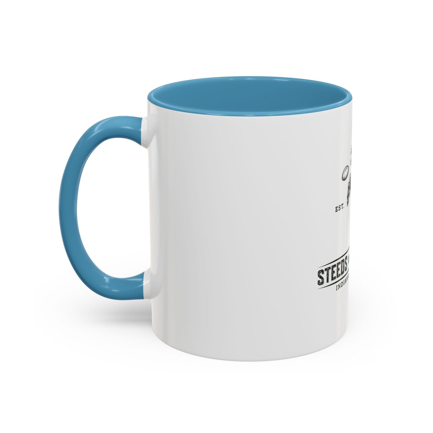 Steeds of the Midwest Horse Coffee Mug, Equestrian Gift, Unique Coffee Cup, Animal Lover Mug, Black Handle Ceramic Mug, Home Barista Gift