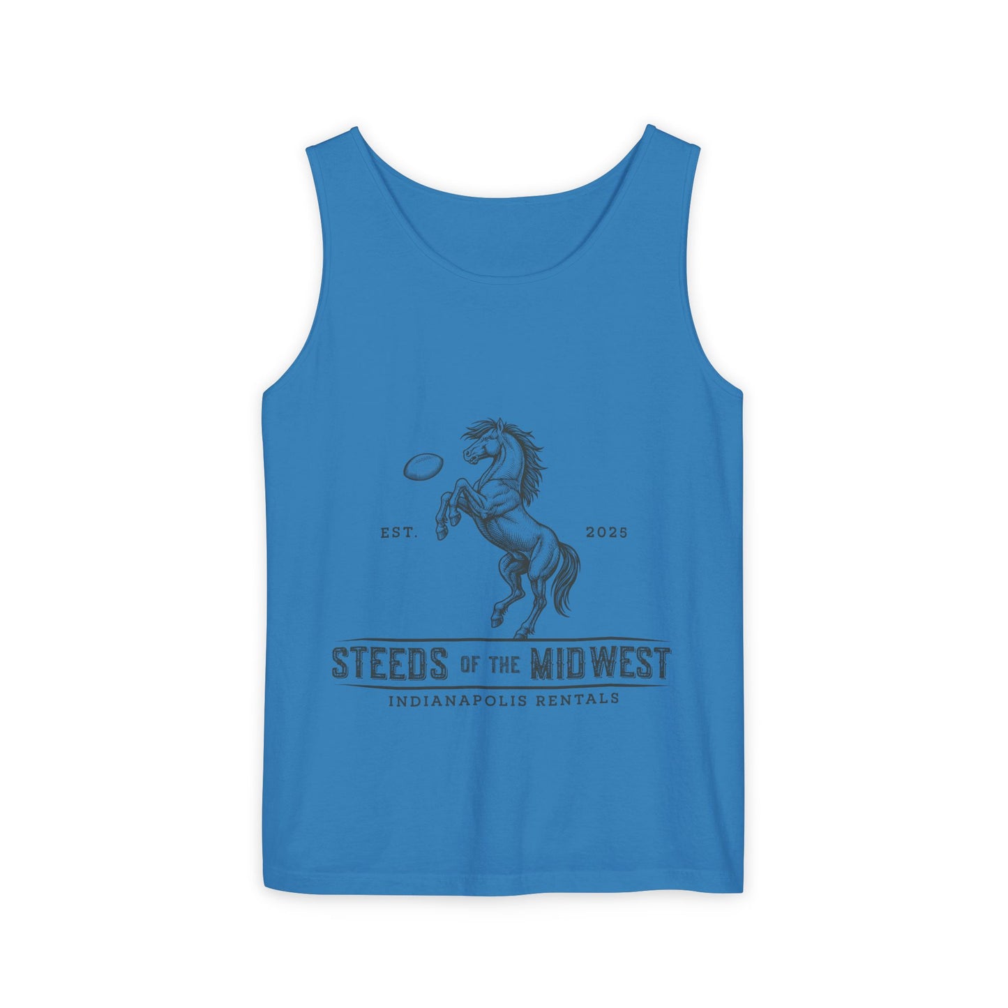 Unisex Tank Top - Steeds of the Midwest, Casual Summer Apparel, Men's and Women's Fashion, Horse Lover Gift, Cool Graphic Tee