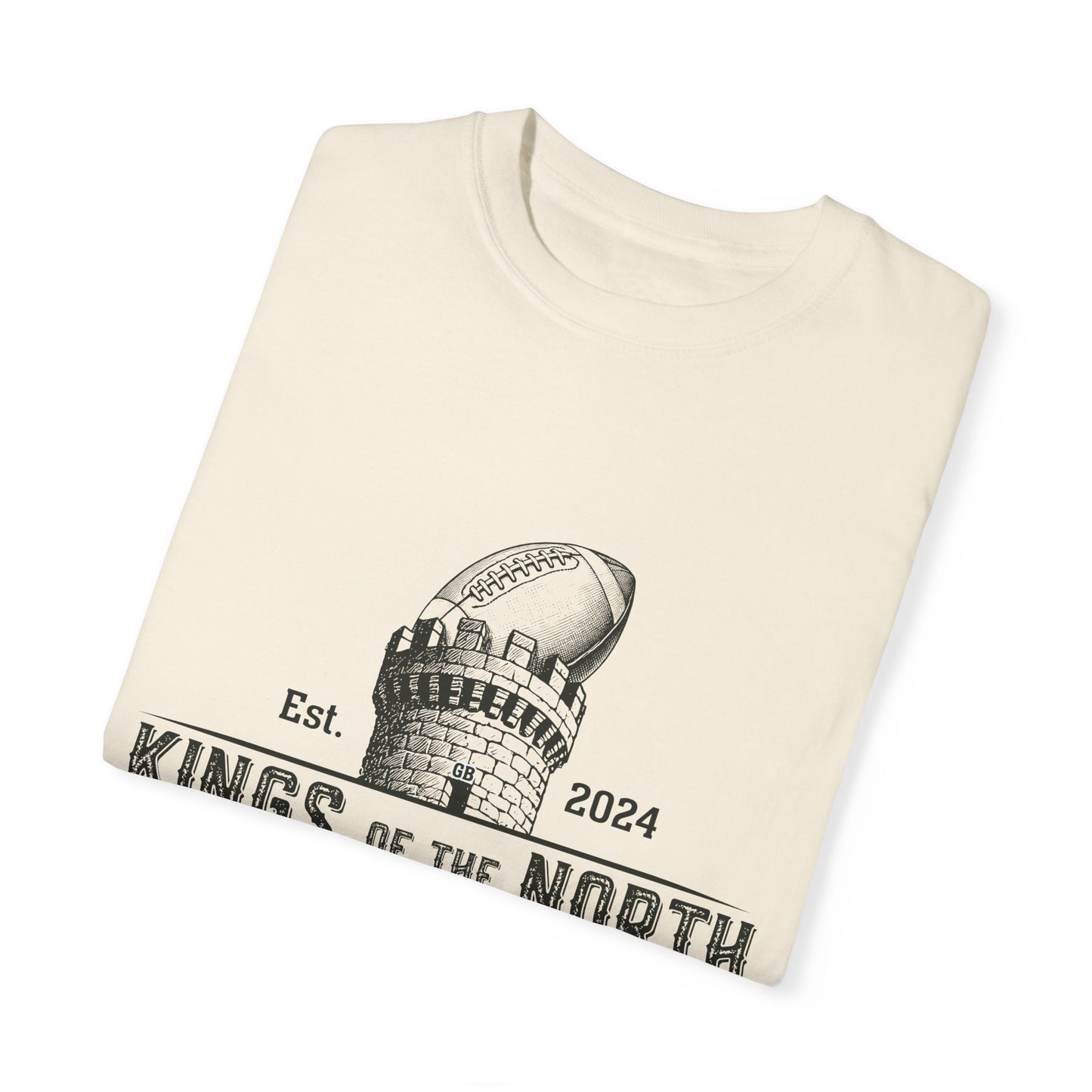 Kings of the North *2025 Draft Edition* Unisex Garment-Dyed T-Shirt - Perfect for Football Fans, Game Day Celebrations, and Everyday Wear
