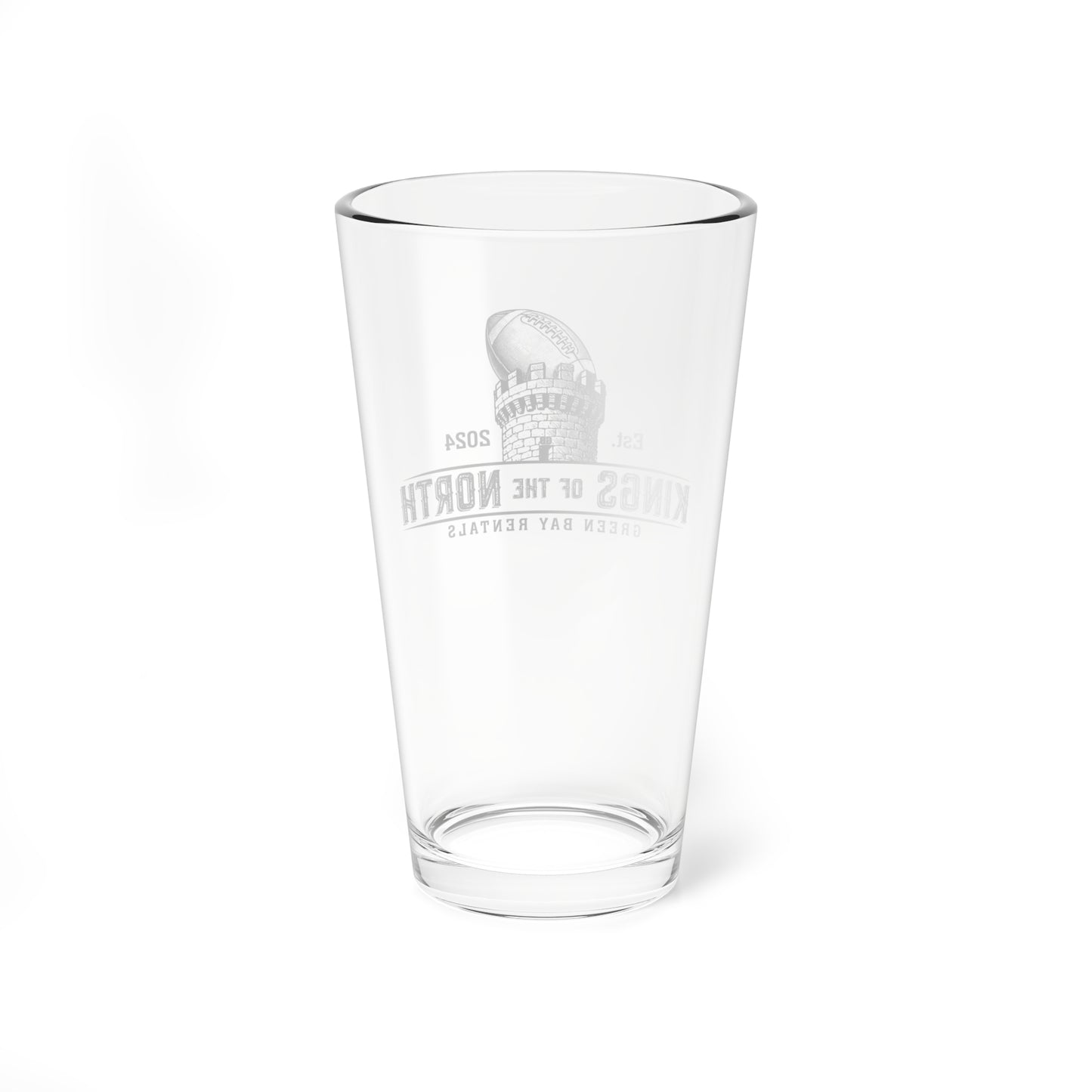 Kings of the North 16oz Mixing Glass - Perfect for Game Day Celebrations