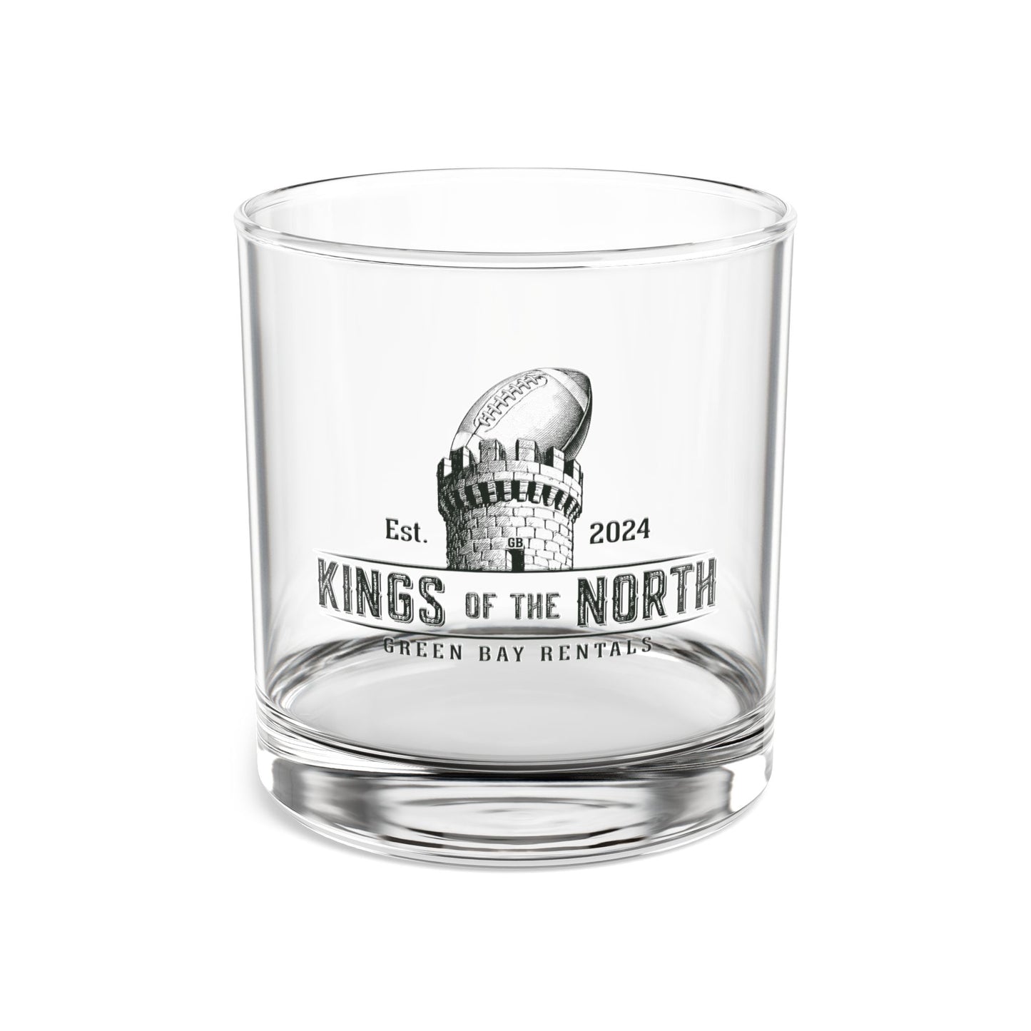 Kings of the North 10oz Rocks Glass - Perfect for Football Fans, Great for Gifting and Celebrations