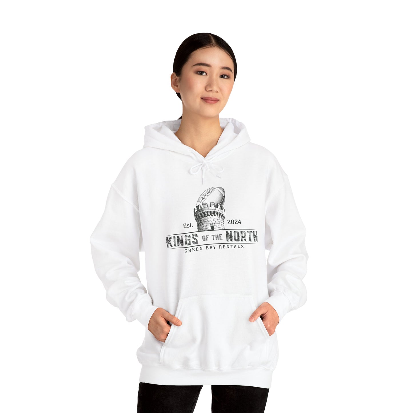 Comfy Hooded Sweatshirt - Kings of the North - Unisex Heavy Blend™ - Perfect for Game Day & Casual Wear