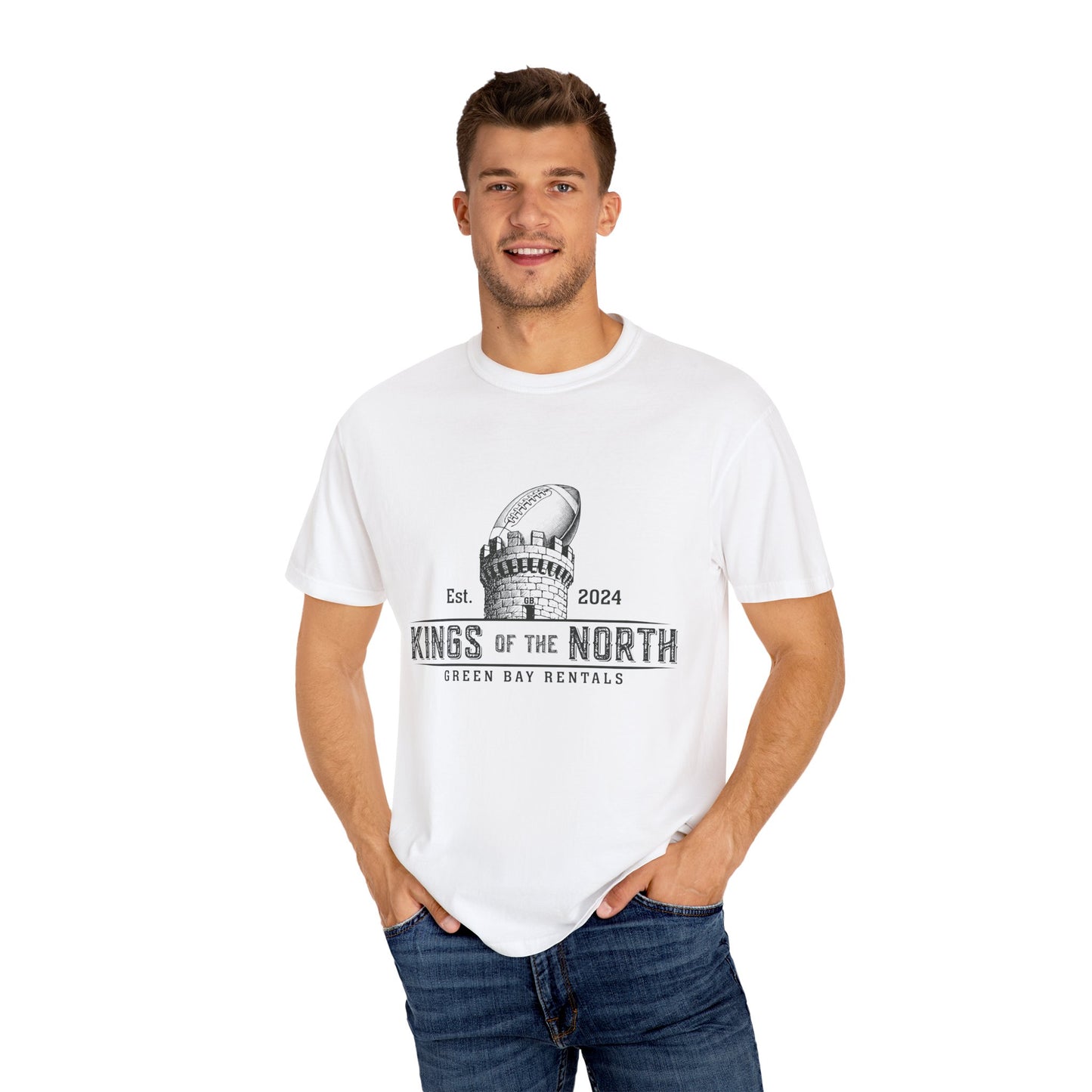 Kings of the North *2025 Draft Edition* Unisex Garment-Dyed T-Shirt - Perfect for Football Fans, Game Day Celebrations, and Everyday Wear