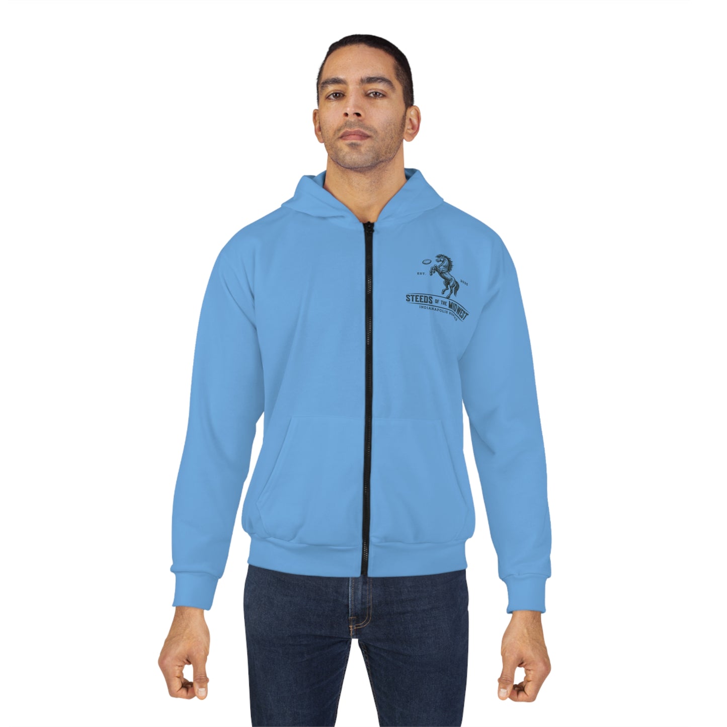 Steeds of the Midwest - Premium Zip Hoodie