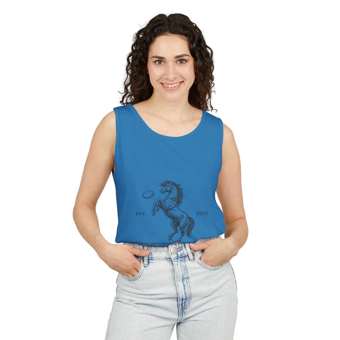 Unisex Tank Top - Steeds of the Midwest, Casual Summer Apparel, Men's and Women's Fashion, Horse Lover Gift, Cool Graphic Tee