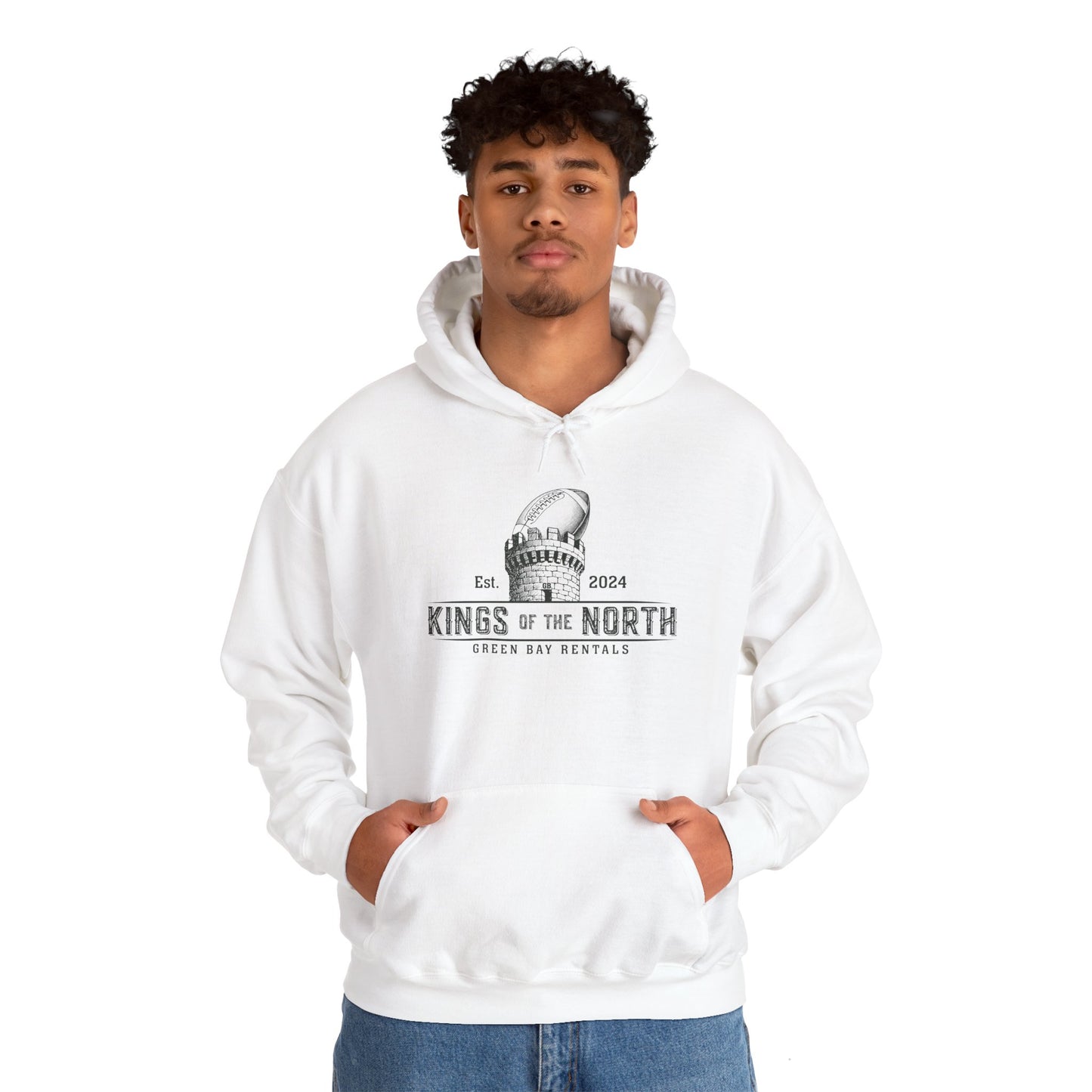 Comfy Hooded Sweatshirt - Kings of the North - Unisex Heavy Blend™ - Perfect for Game Day & Casual Wear