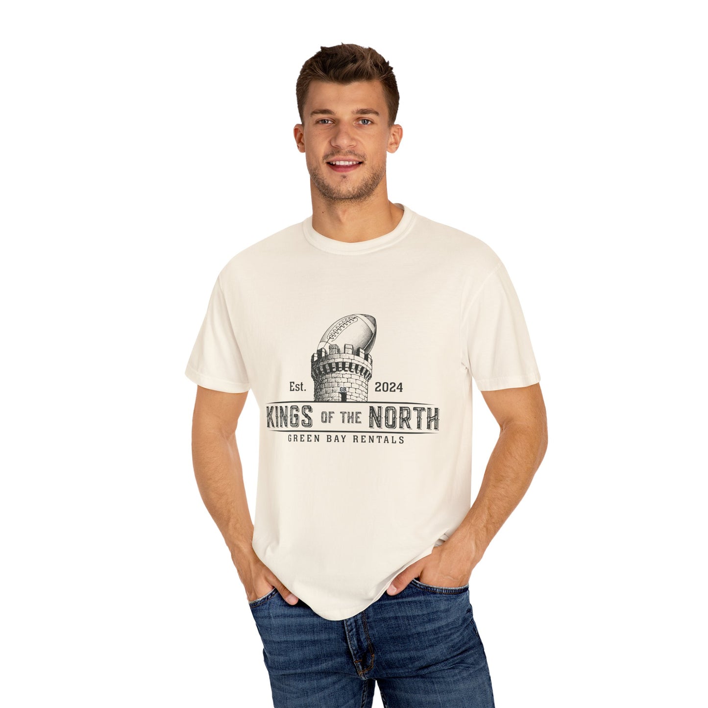 Kings of the North *2025 Draft Edition* Unisex Garment-Dyed T-Shirt - Perfect for Football Fans, Game Day Celebrations, and Everyday Wear