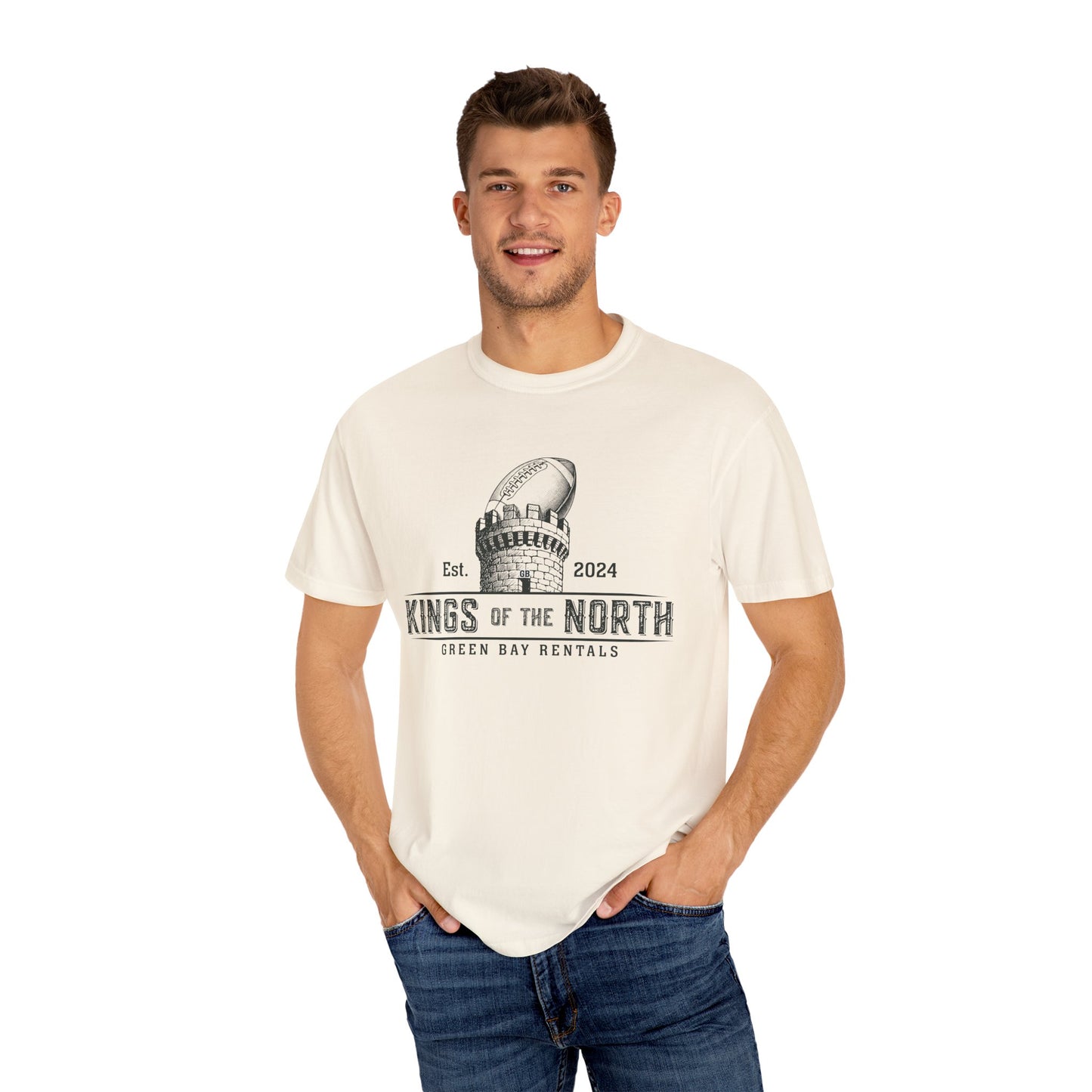 Premium Kings of the North Garment-Dyed T-Shirt - 2024 Wisconsin & Green Bay Rentals Editions (Unisex)