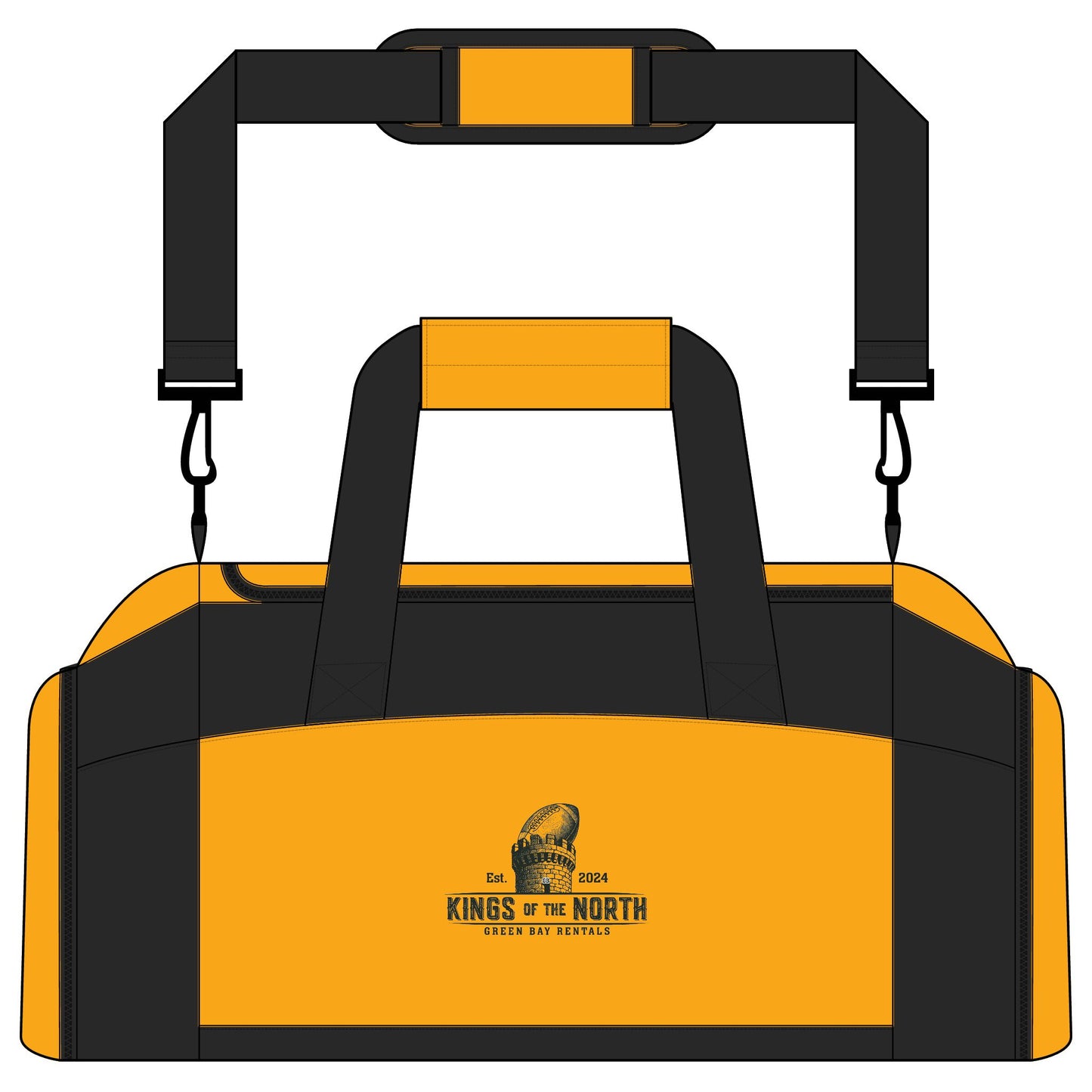 Kings of the North Gym Bag — Durable Sports Duffle with Logo